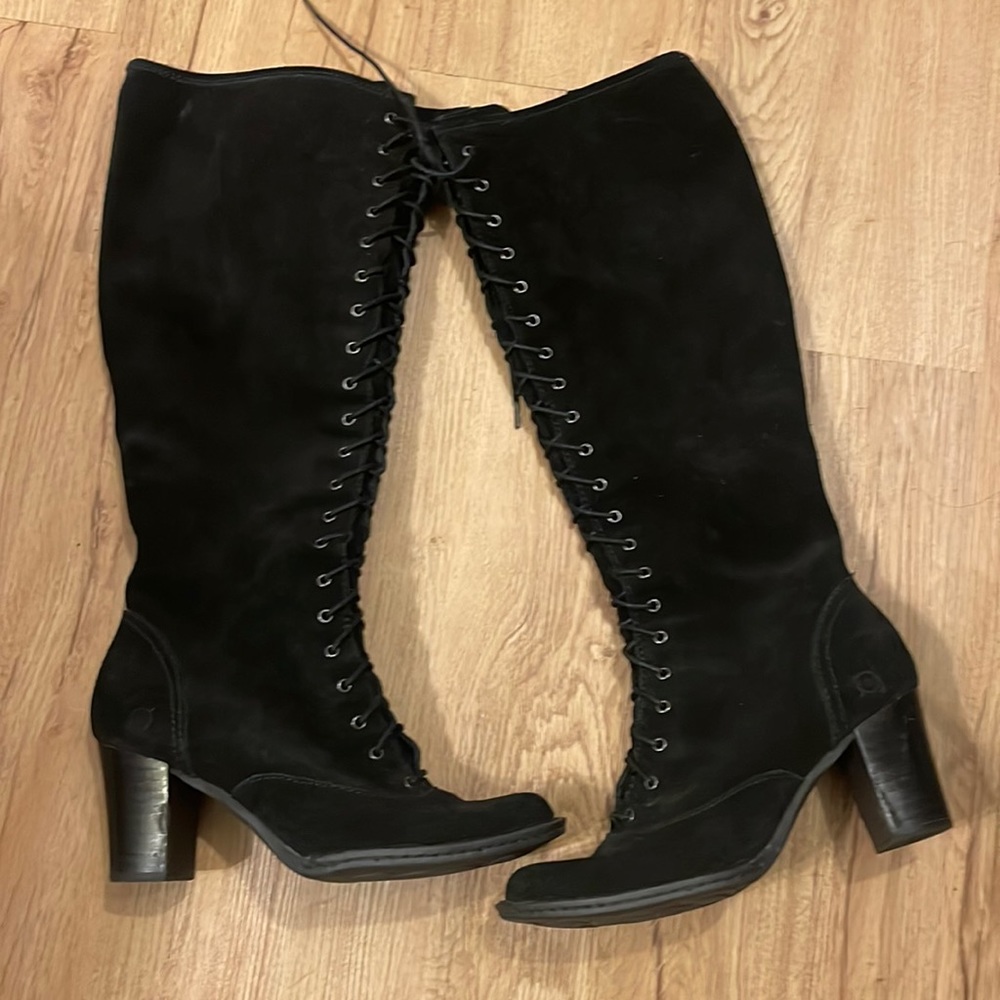High boots black